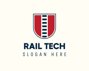 Railway Shield Track logo design