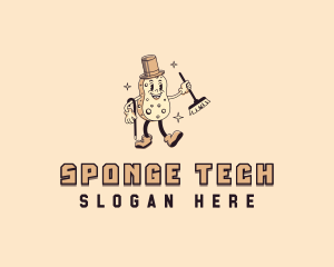 Sponge - Sponge Cleaning Foam logo design