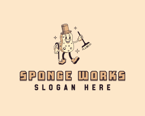 Sponge - Sponge Cleaning Foam logo design