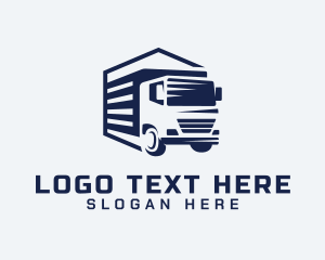 Removalist - Logistics Transport Tuck logo design
