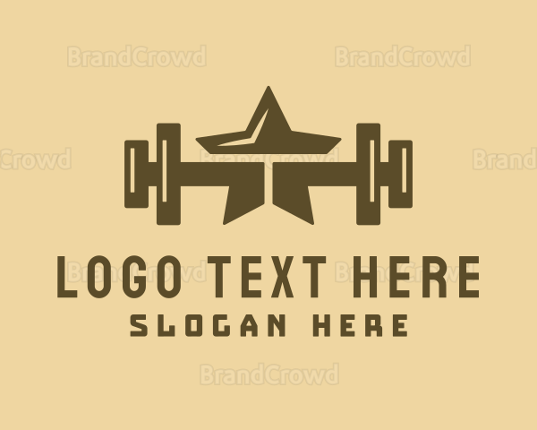 Star Barbell Fitness Gym Logo