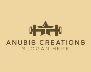 Star Barbell Fitness Gym logo design