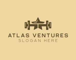 Star Barbell Fitness Gym logo design