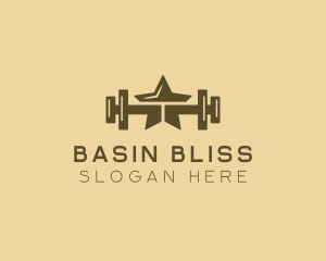 Star Barbell Fitness Gym logo design