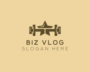 Star Barbell Fitness Gym logo design