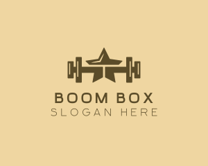 Star Barbell Fitness Gym logo design