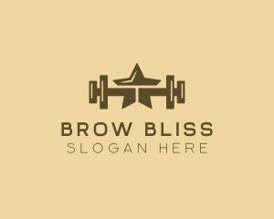 Star Barbell Fitness Gym logo design