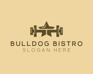 Star Barbell Fitness Gym logo design