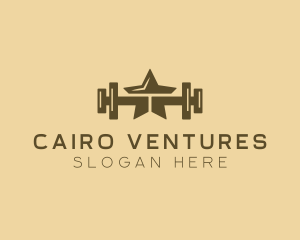 Star Barbell Fitness Gym logo design