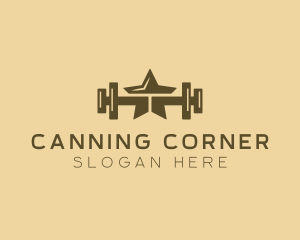 Star Barbell Fitness Gym logo design