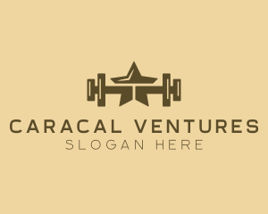 Star Barbell Fitness Gym logo design