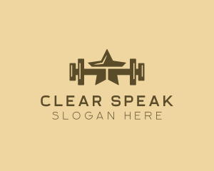 Star Barbell Fitness Gym logo design