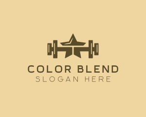 Star Barbell Fitness Gym logo design