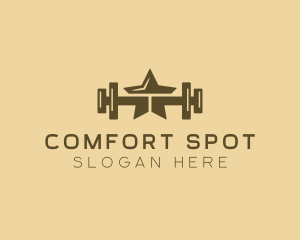 Star Barbell Fitness Gym logo design