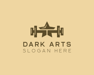 Star Barbell Fitness Gym logo design