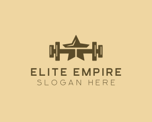 Star Barbell Fitness Gym logo design