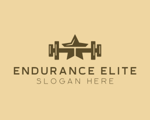 Star Barbell Fitness Gym logo design