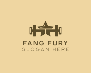 Star Barbell Fitness Gym logo design