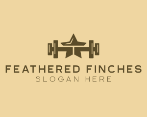 Star Barbell Fitness Gym logo design