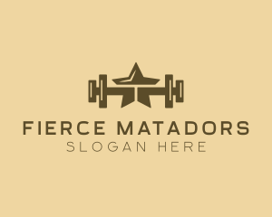 Star Barbell Fitness Gym logo design