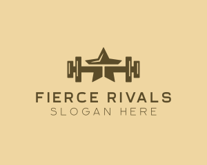 Star Barbell Fitness Gym logo design