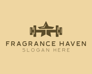 Star Barbell Fitness Gym logo design