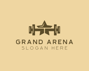 Star Barbell Fitness Gym logo design