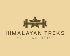 Star Barbell Fitness Gym logo design