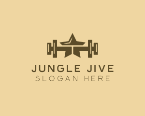 Star Barbell Fitness Gym logo design