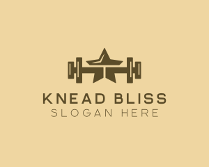 Star Barbell Fitness Gym logo design