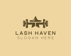 Star Barbell Fitness Gym logo design