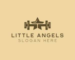 Star Barbell Fitness Gym logo design