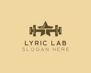 Star Barbell Fitness Gym logo design