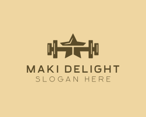 Star Barbell Fitness Gym logo design