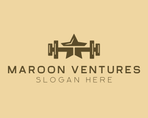 Star Barbell Fitness Gym logo design