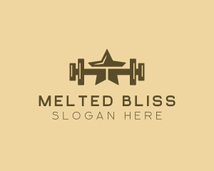 Star Barbell Fitness Gym logo design