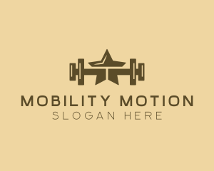 Star Barbell Fitness Gym logo design