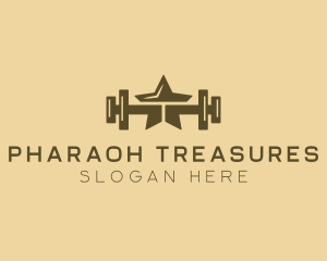 Star Barbell Fitness Gym logo design