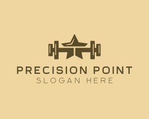 Star Barbell Fitness Gym logo design