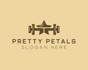 Star Barbell Fitness Gym logo design