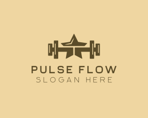 Star Barbell Fitness Gym logo design