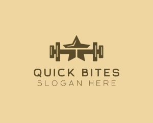 Star Barbell Fitness Gym logo design