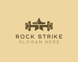 Star Barbell Fitness Gym logo design