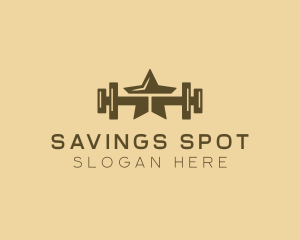 Star Barbell Fitness Gym logo design