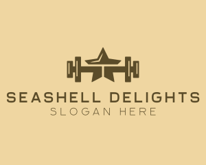 Star Barbell Fitness Gym logo design