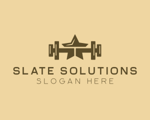 Star Barbell Fitness Gym logo design