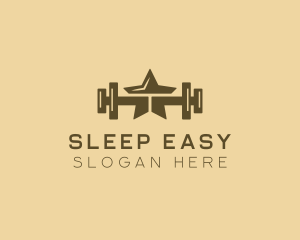 Star Barbell Fitness Gym logo design