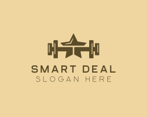 Star Barbell Fitness Gym logo design