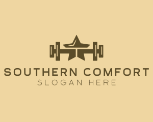 Star Barbell Fitness Gym logo design