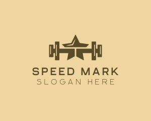 Star Barbell Fitness Gym logo design